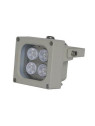 Foco infrarrojos array     S04D-90-A-IR 4 leds 45 metros 90º 220VAC