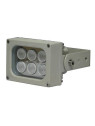 Foco infrarrojos array     S06D-90-A-IR 6 leds 60 metros 90º 220VAC