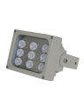 Foco infrarrojos array     S09D-90-A-IR 9 leds 90 metros 90º 220VAC
