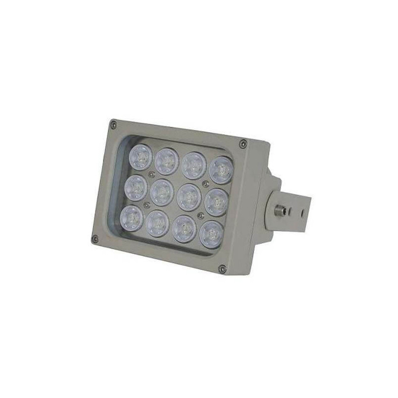 Foco infrarrojos array    S12D-90-A-IR 12 leds 110 metros 90º 220VAC