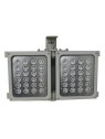 Foco infrarrojos array S242D-45-A-IR 48 leds 400-270 metros 45-90º 220VAC