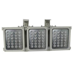 Foco infrarrojos array S243D-45-A-IR 72 leds 450-280 metros 45-150º 220VAC
