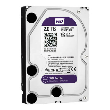 Disco Duro  Western Digital Purple  2Tb (2000Gb) SATA