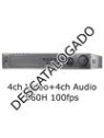 Grabador DVR Hikvision DS-7304HWI-SH 4ch Video (960H 100fps) 4ch Audio H264 VGA HDMI Lan SATAx4 Alarmas