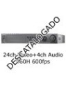 Grabador DVR Hikvision DS-7324HWI-SH 24ch Video (960H 600fps) 4ch Audio H264 VGA HDMI Lan SATAx4 Alarmas