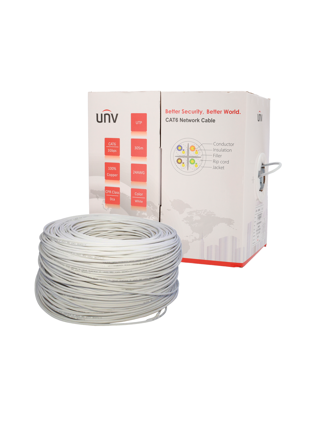 UV-UTP6-300-BC24AWG-DCA-B-W