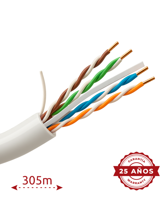 UV-UTP6A-300-BC23AWG-DCA-R-W