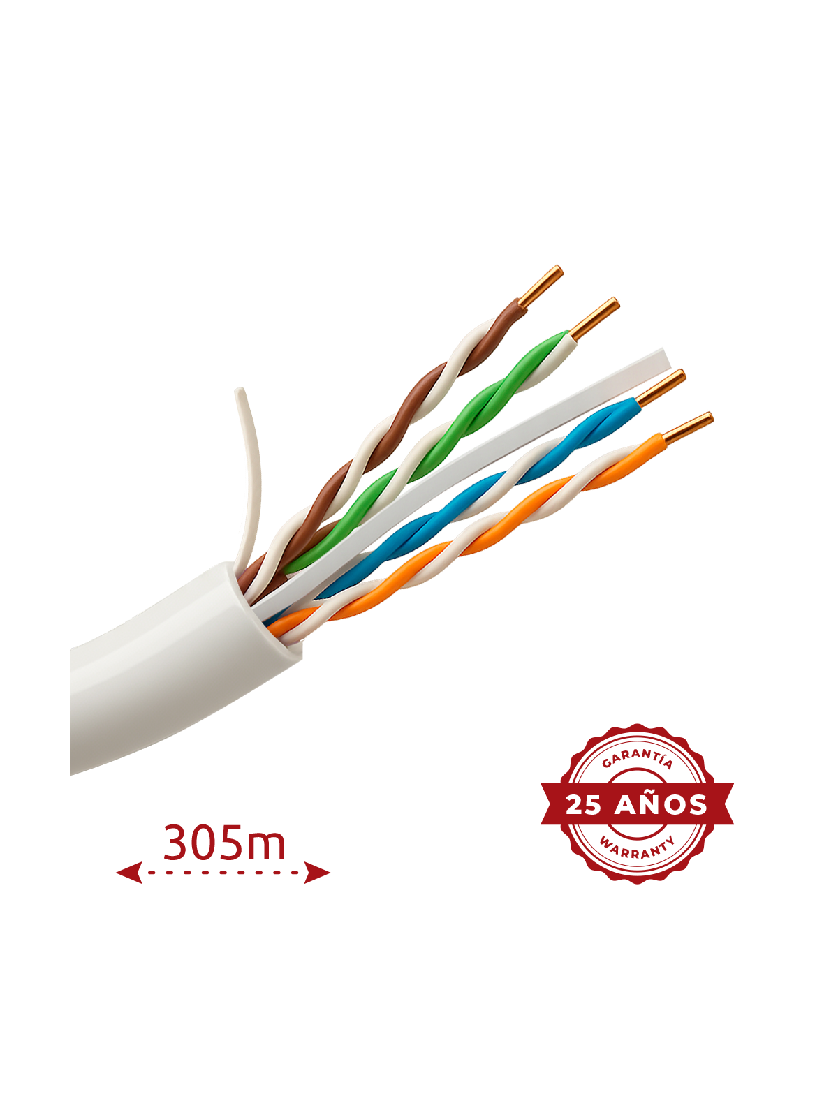 UV-UTP6A-300-BC23AWG-DCA-R-W