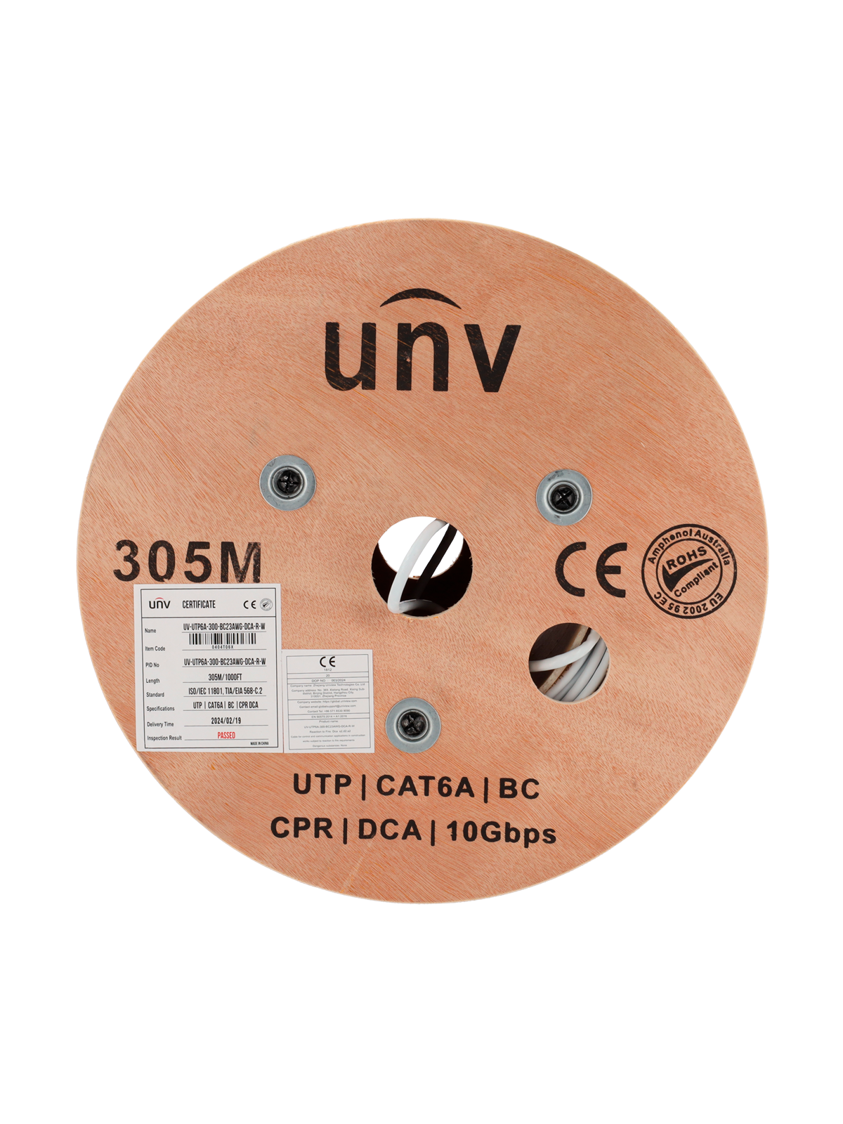 UV-UTP6A-300-BC23AWG-DCA-R-W