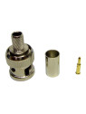 Conector BNC para crimpar cable RG59