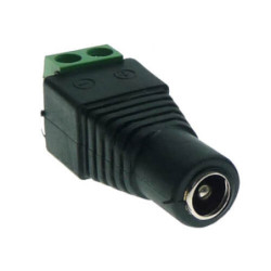 Conector alimentación 2.1mm macho