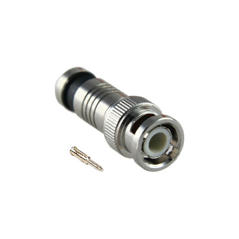 Conector BNC rapido de compresión para cable RG-59