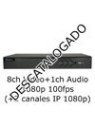 Grabador DVR HDTVI  Safire  HTVR6208H 8ch Video (720p 200fps) 1ch Audio 2ch IP H264 VGA HDMI SATAx1