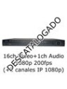 Grabador DVR HDTVI  Safire  HTVR6216H 16ch Video (720p 400fps) 1ch Audio 2ch IP H264 VGA HDMI SATAx2