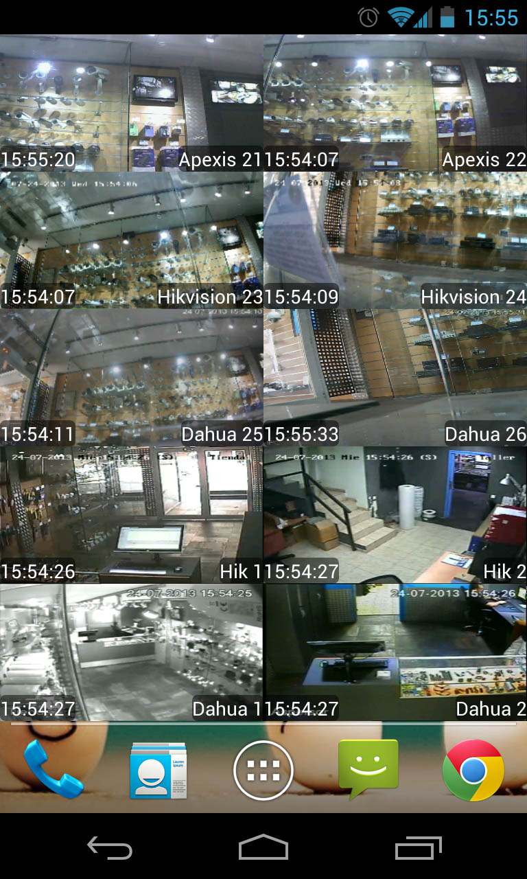 Review de IP Cam Viewer Android Securame