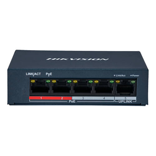 Switch Hikvision DS-3E0105P-E/M 5-port 10/100M POEx4 35W