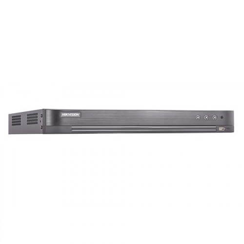 Grabador 5en1 Hikvision DS-7216HUHI-K2(S) 16ch Video (8MP 128fps) 16ch IP 6MP 1ch Audio H265+ HDMI SATAx2 Alarmas