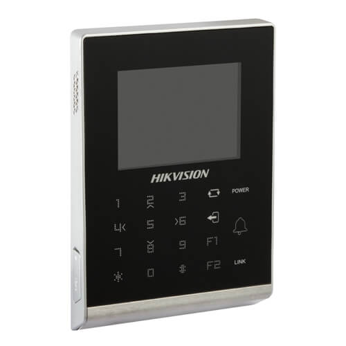 Terminal autónomo Hikvision DS-K1T105E RFID Teclado LCD 2.8