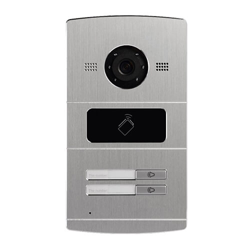 Videoportero IP Safire SF-VI107E-IP (2 botones) cámara 1.3MP Alarmas Mifare