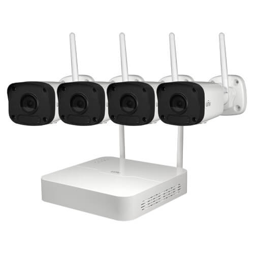 Kit videovigilancia wifi Uniview 4 cámaras 2MP UV-KIT001-B44W