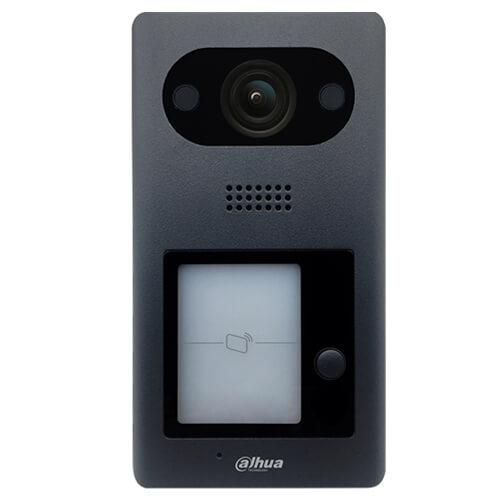 Videoportero IP Dahua VTO3211D-P-S1 (1 botón) cámara 2MP Mifare POE IK08 IP65 Alarmas