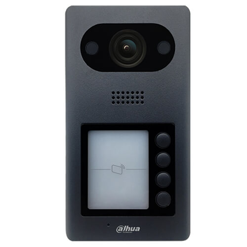 Videoportero IP Dahua VTO3211D-P2 (4 botones) cámara 2MP Mifare POE IK08 IP65