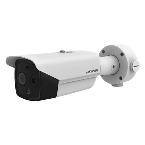 Cámara termográfica dual IP Hikvision  DS-2TD2617B-6/PA 4MP 8mm 160x120 Vox 6mm ≤40mK ±0.5ºC 3m SD