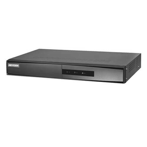 Grabador NVR   Hikvision      DS-7604NI-K1/4P 4ch 8MP 160Mbps H265 HDMI4K SATAx1 POEx4