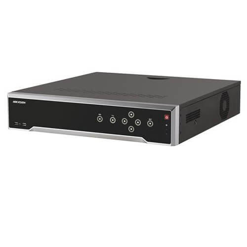 Grabador NVR Hikvision DS-7708NI-I4/8P 8ch 12MP 80Mbps H265+ HDMI4K SATAx4 Alarmas POEx8