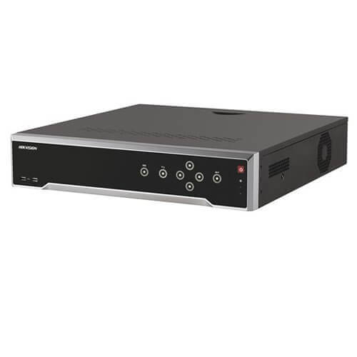 Grabador NVR Hikvision DS-7716NI-I4/16P 16ch 12MP 160Mbps H265 HDMI4K LANx2 SATAx4 Alarmas POEx16