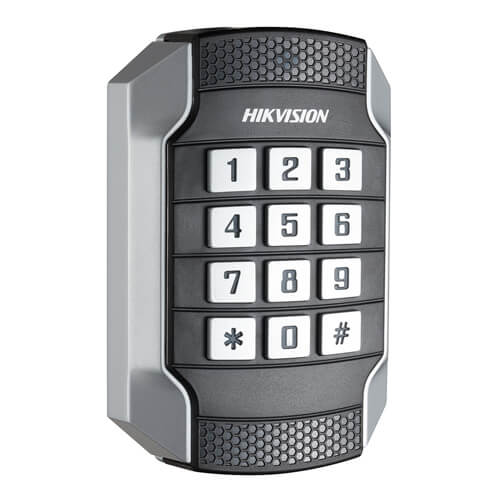 Lector de tarjetas Hikvision DS-K1104MK Mifare Teclado IP65 IK10