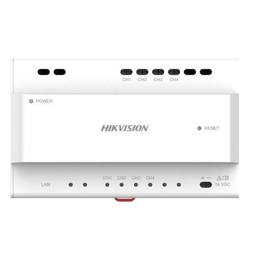 Kit videoportero 2 hilos Hikvision DS-KIS702 con placa de 2MP para superfície