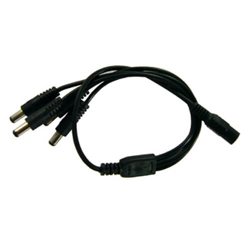 Cable alimentación 1 a 4 (1x2.1mm macho a 4x2.1mm hembra)