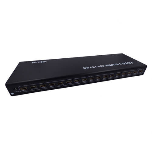 Splitter HDMI 16 canales 4K (16x1ch) con amplificador HDCP HDMI 1.4