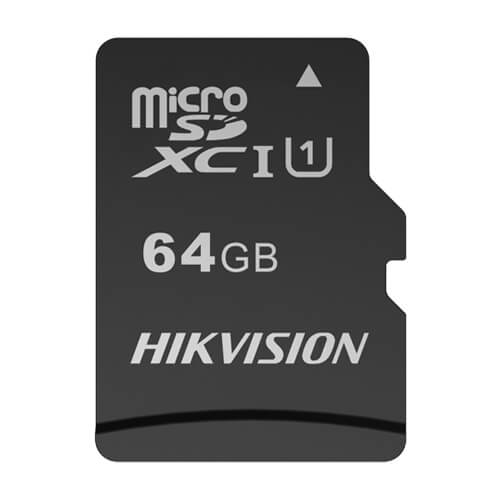 Tarjeta de memoria Micro SD 64Gb Hikvision Clase 10 300 ciclos
