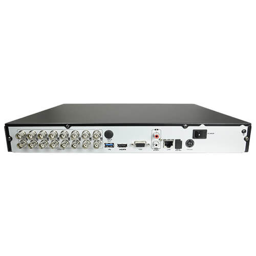 Grabador 5en1 Hikvision HiWatch HWD-6216MH-G2S 16ch Video (4MP) 8ch IP 6MP 1ch Audio H265+ HDMI4K SATAx2