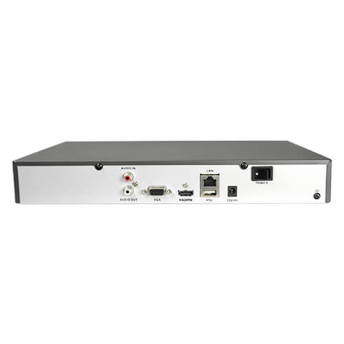 Grabador NVR Hikvision HiWatch HWN-4104MH 4ch 8MP 40Mbps H265+ HDMI4K SATAx1