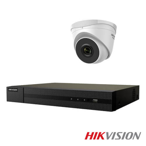 Kit videovigilancia 16 cámaras IP Hikvision 8MP POE disco duro 3Tb