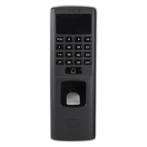 Lector biométrico autónomo Anviz M7 Huellas RFID Mifare Teclado RS485 POE miniUSB Wiegand