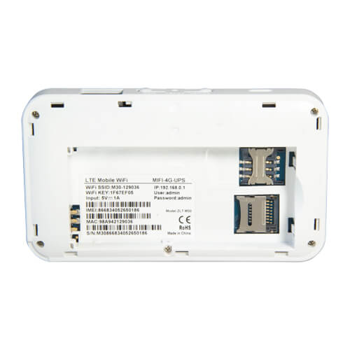 Router portátil Mifi 4G MIFI-4G-UPS Wifi LANx1 con batería
