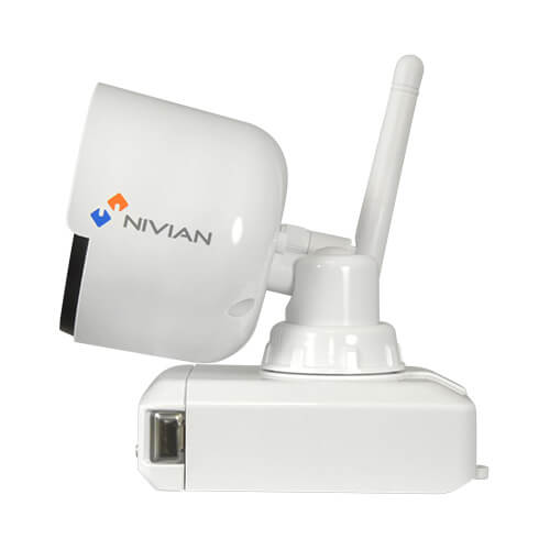Cámara IP Nivian NV-IPB020A-2-BAT 2MP IR10m 2.8mm H264 Wifi Audio PIR