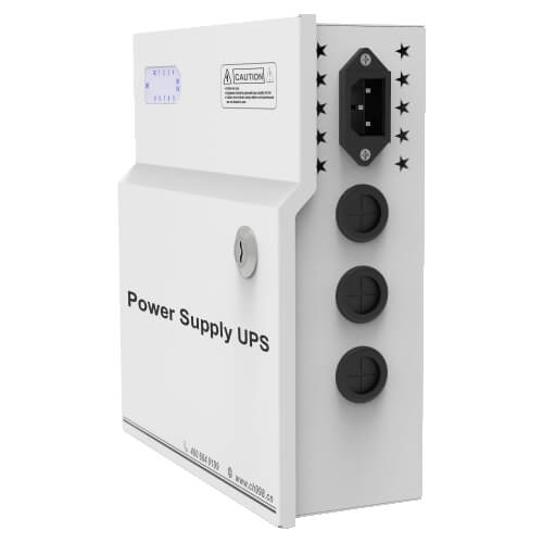  Fuente de alimentación para pared 12VDC 10A (120W) 9 salidas UPS PD120W-9-12V-UPS