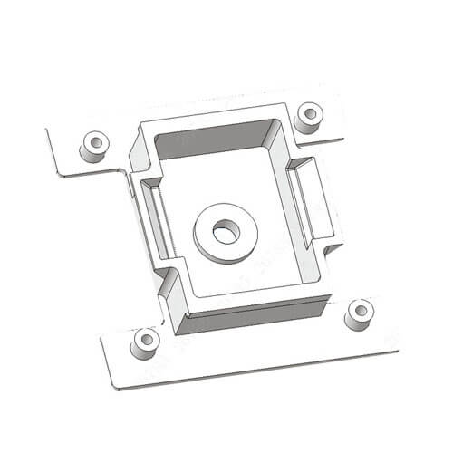 Adaptador para trípode para cámara termográfica bullet Dahua RAW021-00