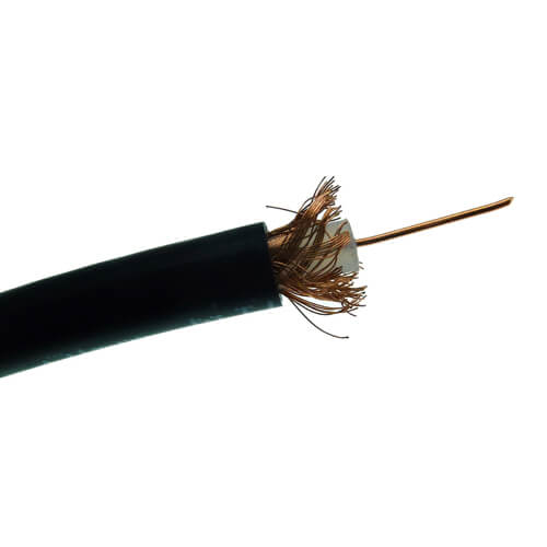 Cable coaxial RG59 Negro (100m)