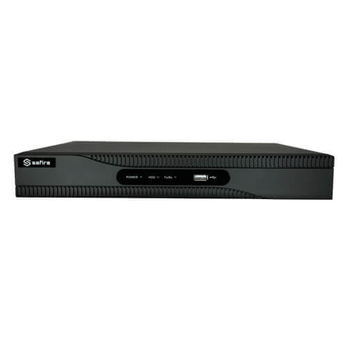 Grabador NVR Safire SF-NVR8208A-4K 8ch 12MP 80Mbps H265+ HDMI4K SATAx2 Alarmas