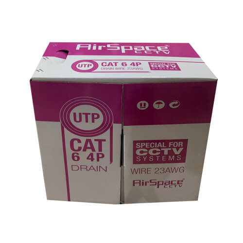 Bobina cable de red UTP Cat6 8xCCA 23AWG AirSpace