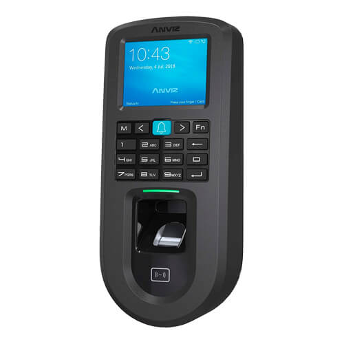 Lector biométrico autónomo Anviz VF30-PRO Huellas RFID Teclado RS485 POE miniUSB Wiegand