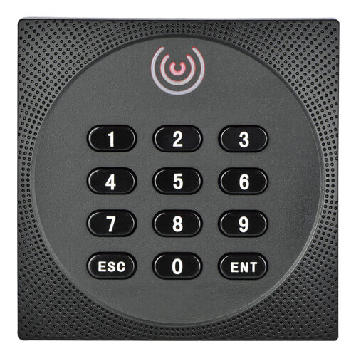 Lector de accesos ZKTeco ZK-KR614-OSDP RFID Mifare Desfire PIN RS485 OSDP IP65